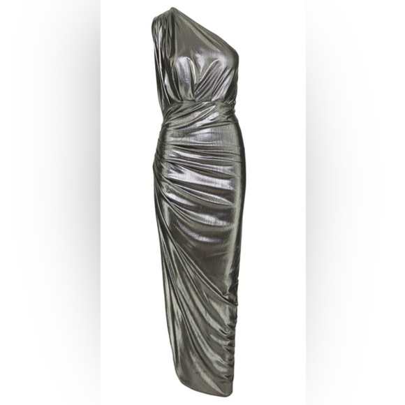 In The Mood For Love Cari Metallic Body-Con Maxi Dress - Picture 3 of 10